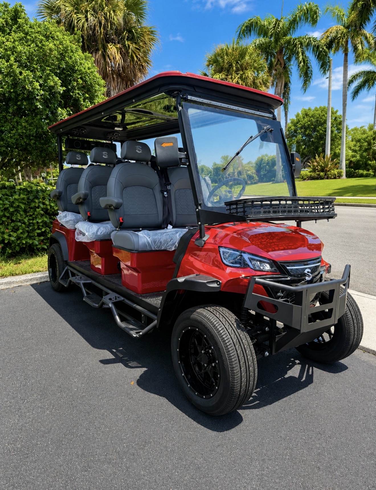 2026 SpeedBX S6 Luxury 6-Passenger — Red